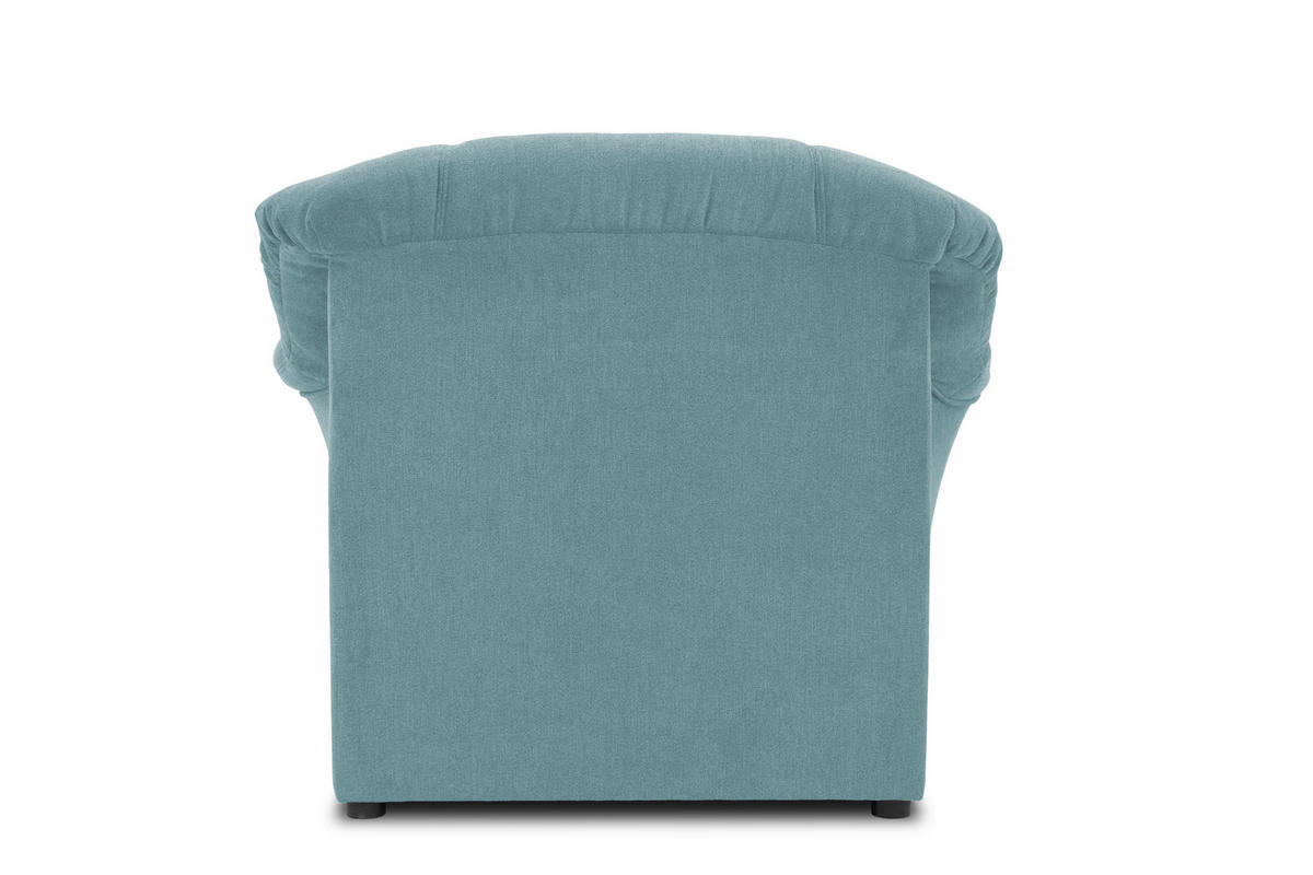 SESSEL in Mikrofaser Petrol  - Petrol/Schwarz, KONVENTIONELL, Kunststoff/Textil (102/83/81cm) - MID.YOU