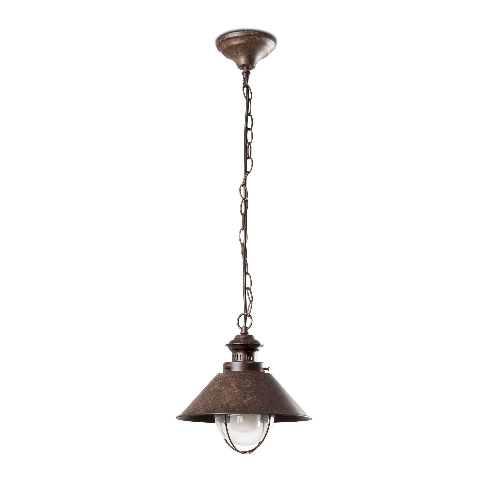 Faro Barcelona AUßENHÄNGELEUCHTE Rost 34.5x108x34.5 cm