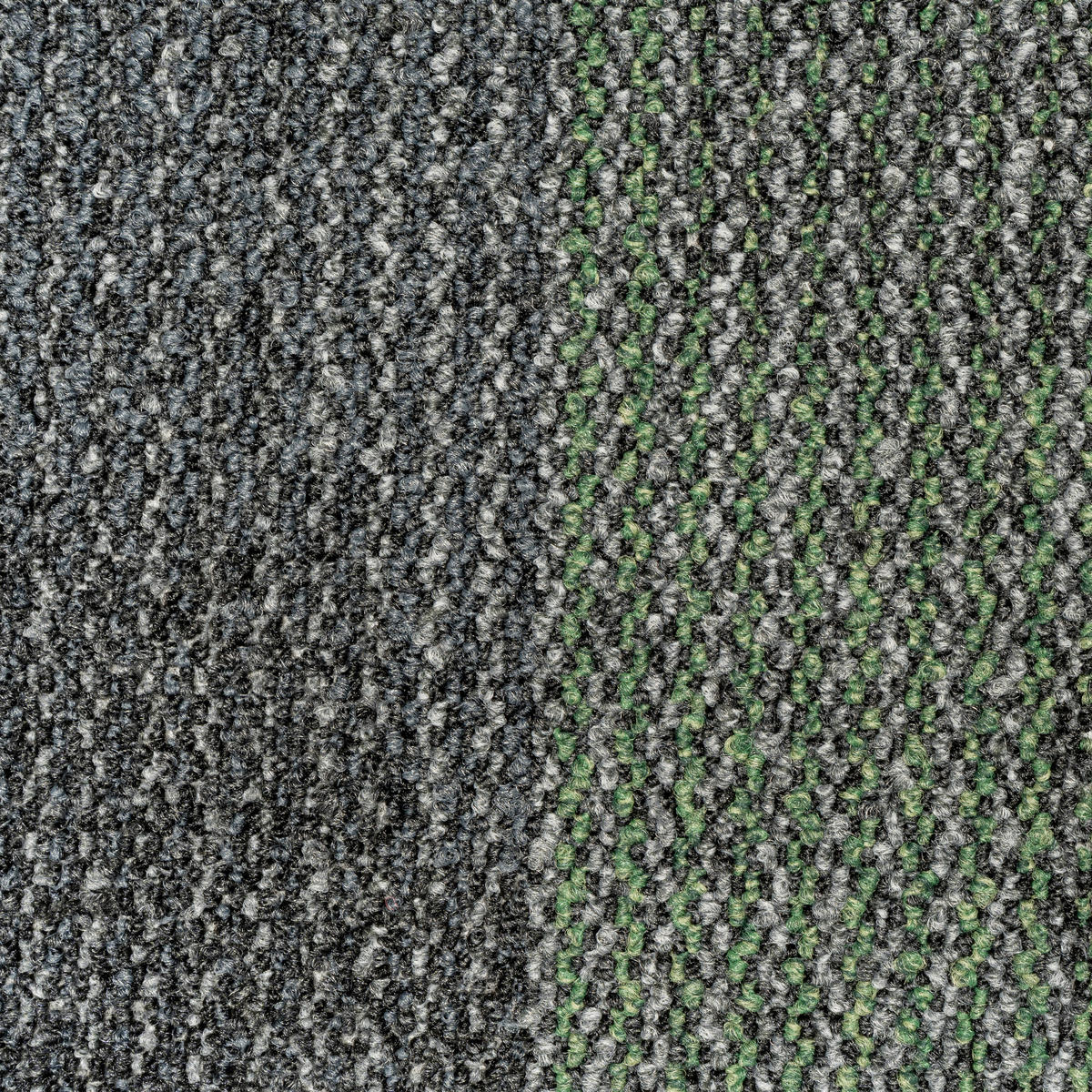 TEPPICHFLIESE 50/50 cm  in Grau, Grün  - Grau/Grün, Basics, Textil (50/50cm)