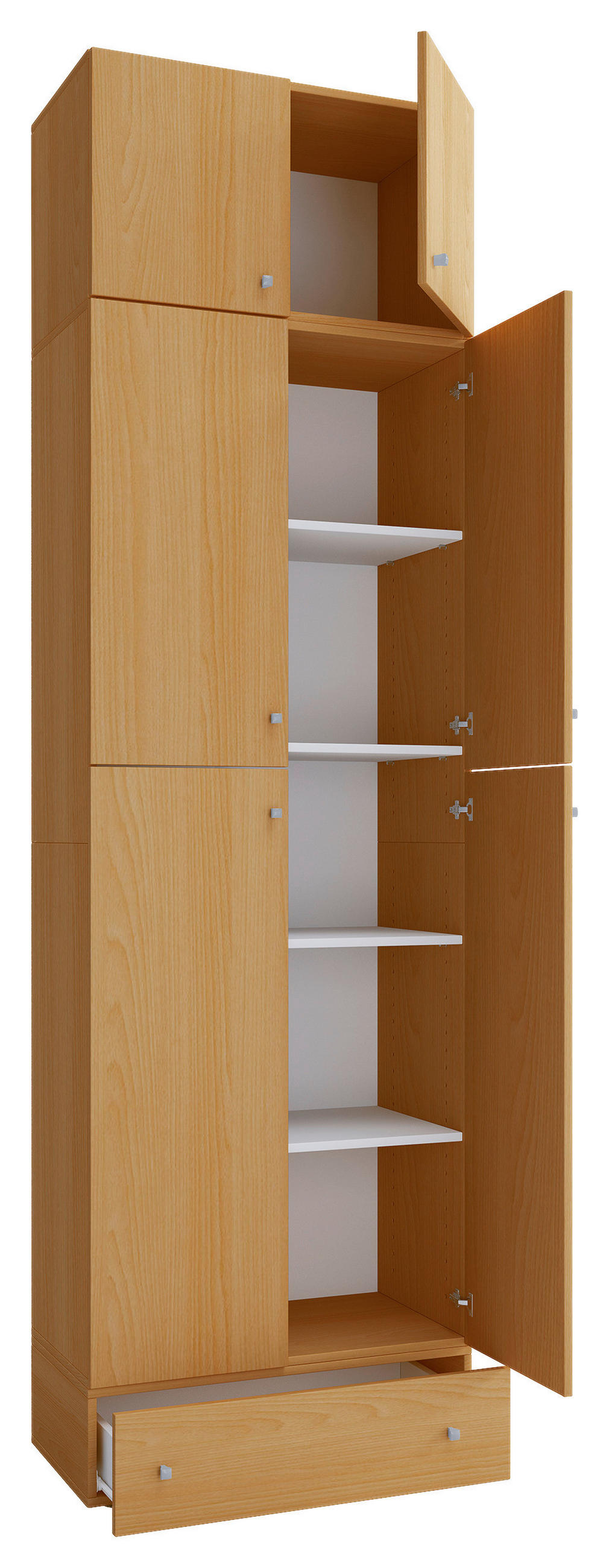 AKTENSCHRANK 70/240/39 cm  - Buchefarben, MODERN, Holzwerkstoff (70/240/39cm) - MID.YOU