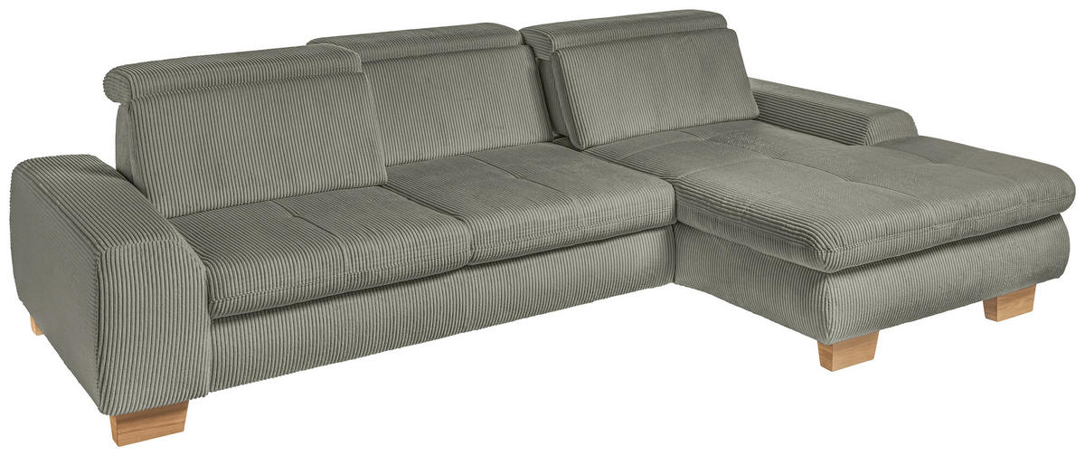 Freisteller von SetOne by Musterring ECKSOFA Olivgrün Cord.