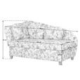 LIEGE in Flachgewebe Naturfarben  - Sandfarben/Beige, Design, Holz/Textil (85/97/180cm) - Novel