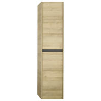 HOCHSCHRANK 38,3/171/33 cm  - Eichefarben, Design, Glas/Holzwerkstoff (38,3/171/33cm) - Musterring