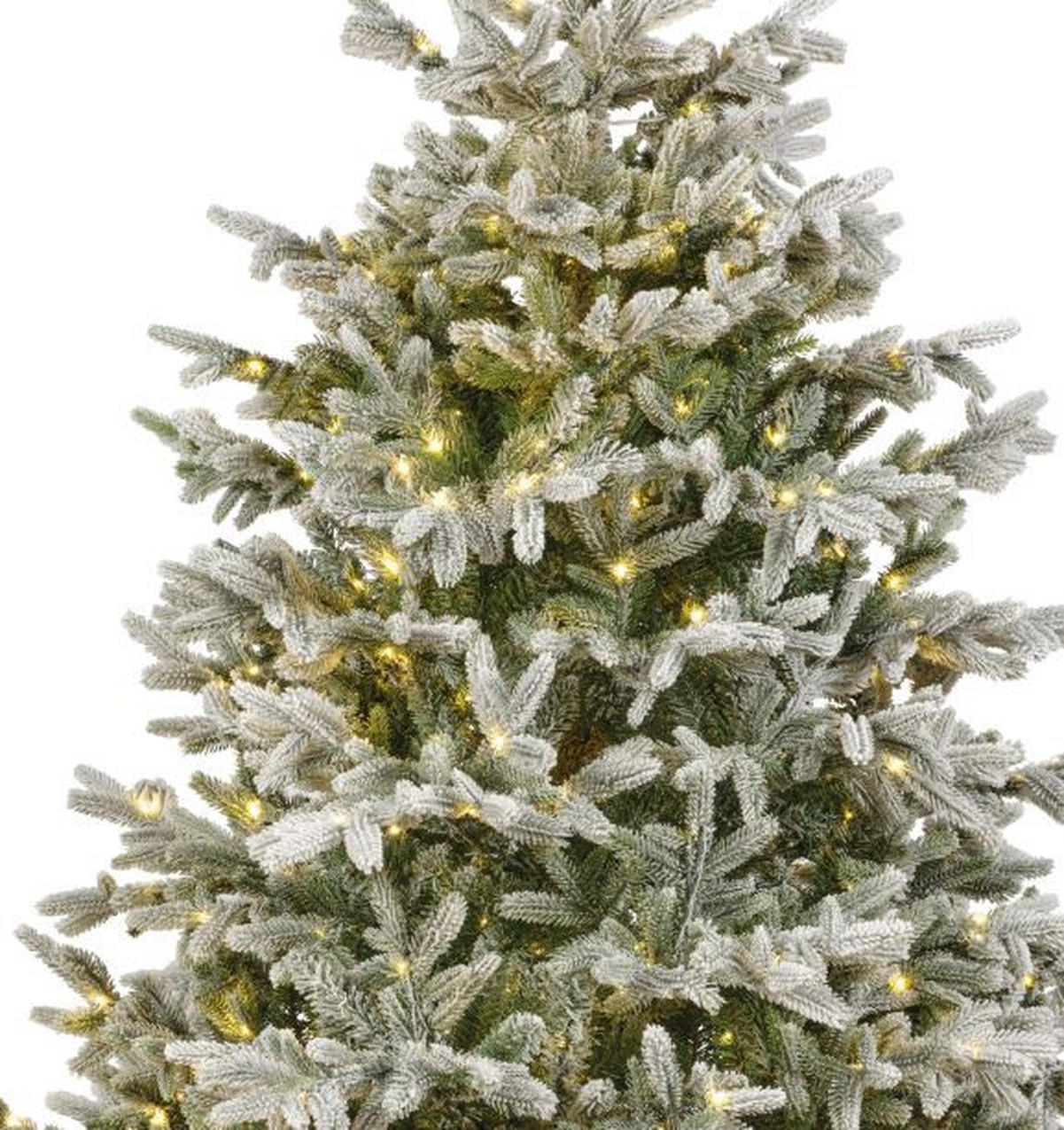 NOVOGODIŠNJA JELKA - zelena/bela, Osnovno, metal/plastika (165/240cm) - X-Mas