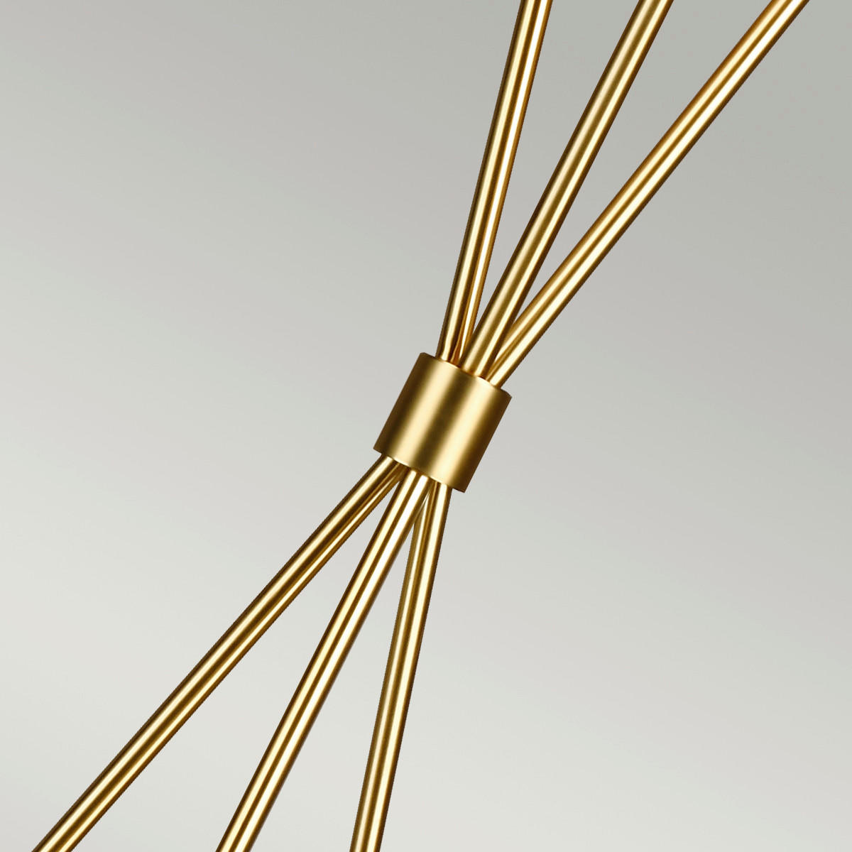 GOLVLAMPA Elstead Penny 47/139.7 cm    - mässingsfärgad, Lifestyle, metall/textil (47/139.7cm) - Elstead Lighting