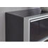 SCHUHSCHRANK Alufarben, Anthrazit - Anthrazit/Alufarben, Design, Glas/Holzwerkstoff (102/98/33,5cm) - Dieter Knoll