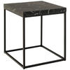 BEISTELLTISCH in Holzwerkstoff 40/40/45 cm  - Schwarz, Design, Holzwerkstoff/Metall (40/40/45cm) - Livetastic