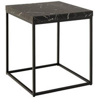 BEISTELLTISCH in Holzwerkstoff 40/40/45 cm  - Schwarz, Design, Holzwerkstoff/Metall (40/40/45cm) - Livetastic