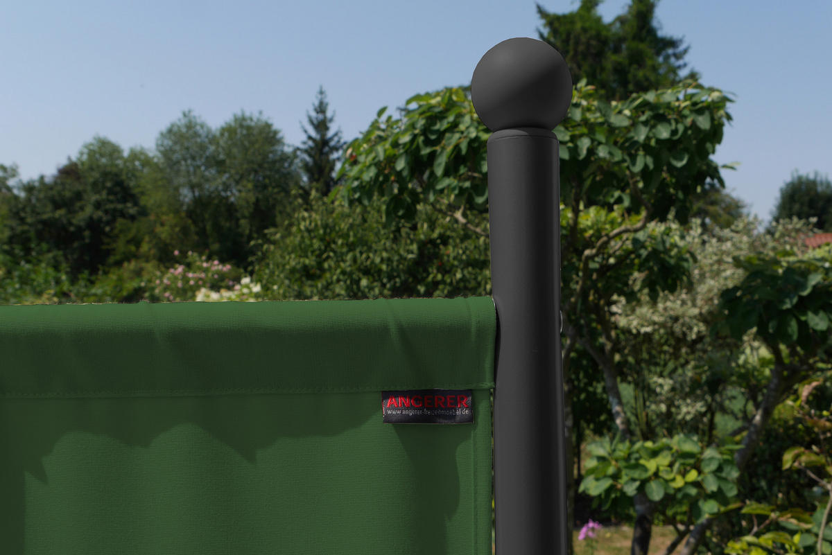 SICHTSCHUTZ - Grau/Grün, Basics, Textil/Metall (82/178/51cm) - Boxxx