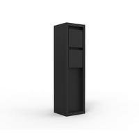 GARTENSTECKDOSE   - Schwarz, Design, Metall (31,00/8,00/8,00cm)