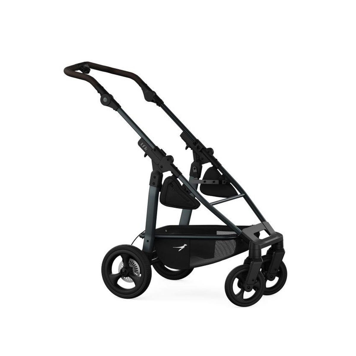 KINDERWAGENGESTELL  - Anthrazit, Basics, Metall (57/110/108cm) - TFK