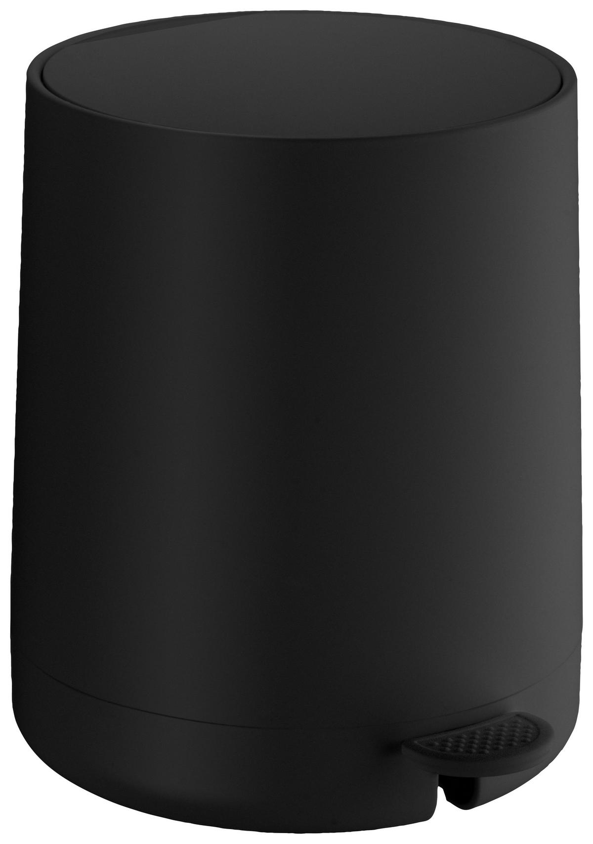 KOŠ NA KOSMETICKÉ POTŘEBY, 4 l - černá, Basics, plast (21,5/25,5/21,5cm)
