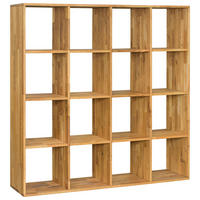 REGAL Wildeiche massiv Eichefarben  - Eichefarben, Natur, Holz (149/149/35cm) - Livetastic