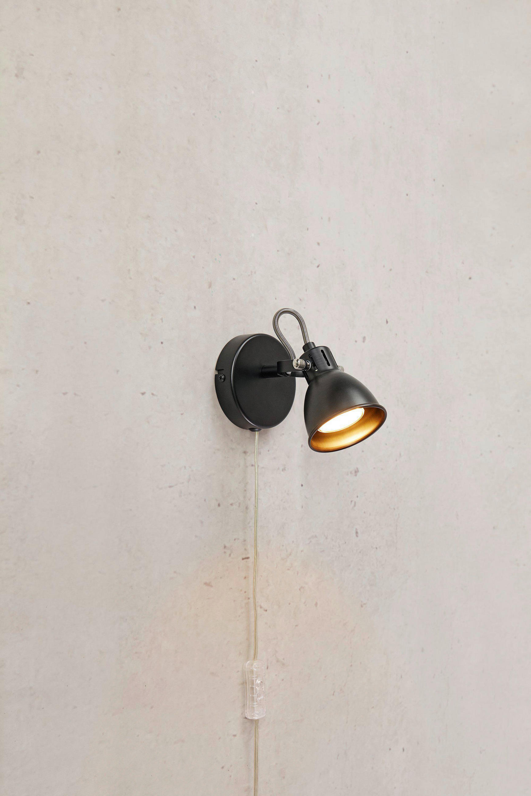 WANDLEUCHTE Mion 14/11,5/10 cm   - Schwarz, Basics, Metall (14/11,5/10cm) - Markslöjd