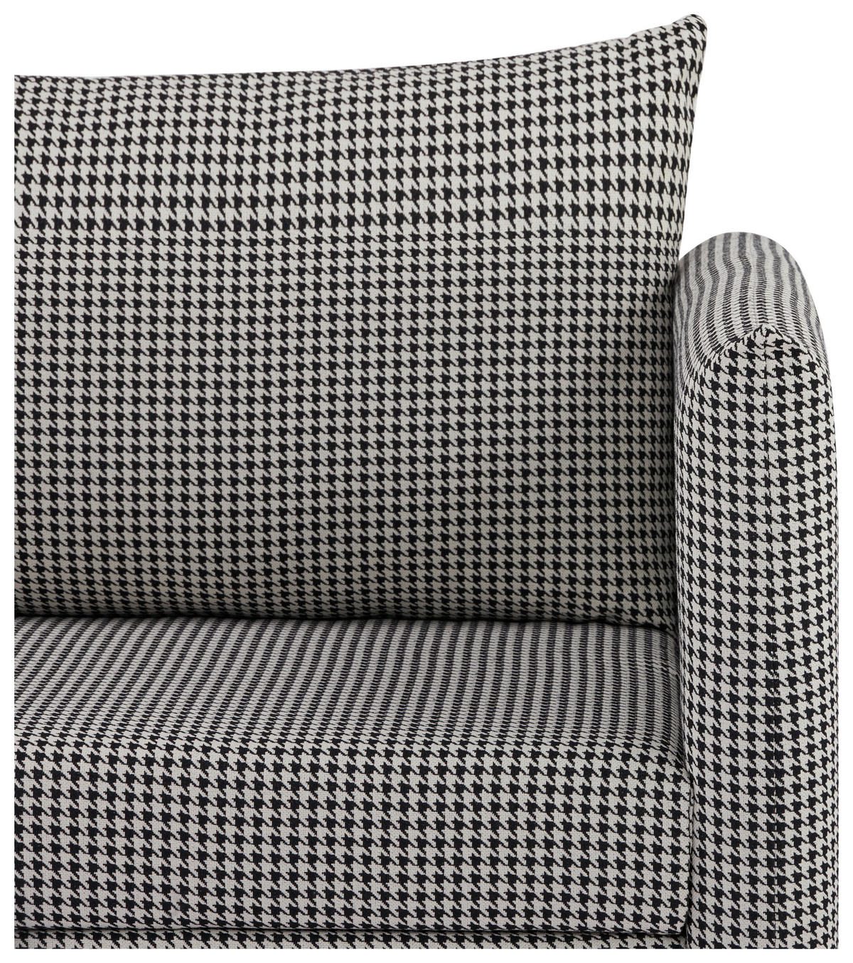 ROZKLÁDACÍ POHOVKA, textil, černá, bílá - bílá/černá, Moderní, textil/plast (119/79/76cm) - MID.YOU