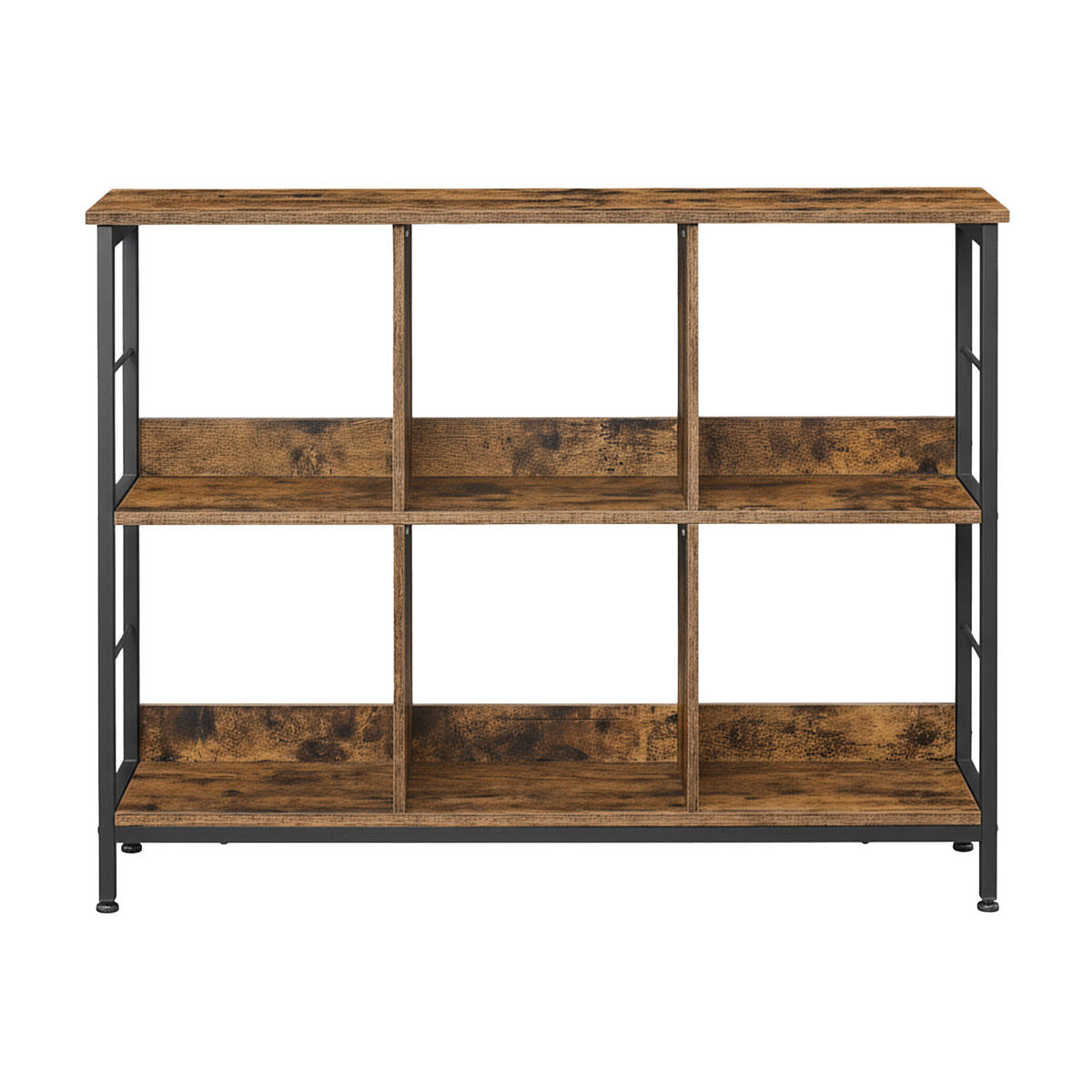 BEISTELLREGAL 120/80/30 cm  - Schwarz/Braun, Trend, Holzwerkstoff/Kunststoff (120/80/30cm) - Boxxx