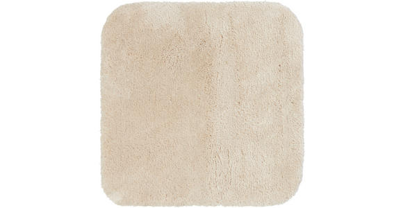 BADEMATTE Beige 50/50 cm - Beige, KONVENTIONELL, Textil (50/50cm) - Esposa