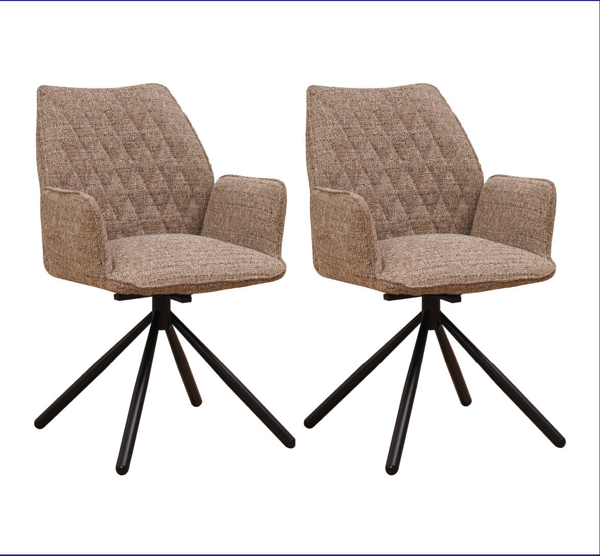 MID.YOU SADA STOLIČIEK S PODRÚČKAMI 2 kus