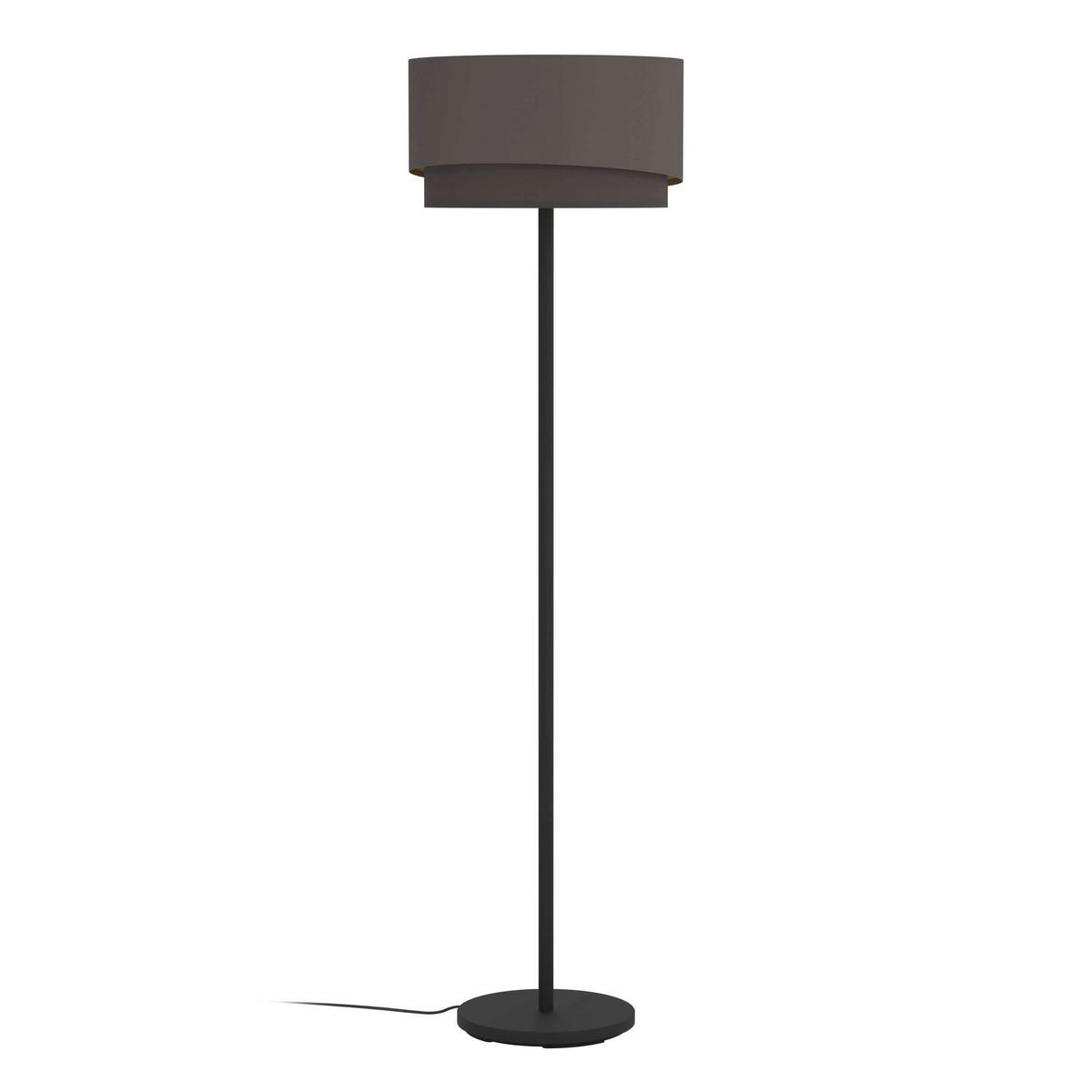GOLVLAMPA 45/165 cm    - brun/cappuccino, Basics, metall/textil (45/165cm) - Eglo