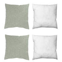 ZIERKISSEN  40/40 cm   - Salbeigrün, Basics, Textil (40/40cm)