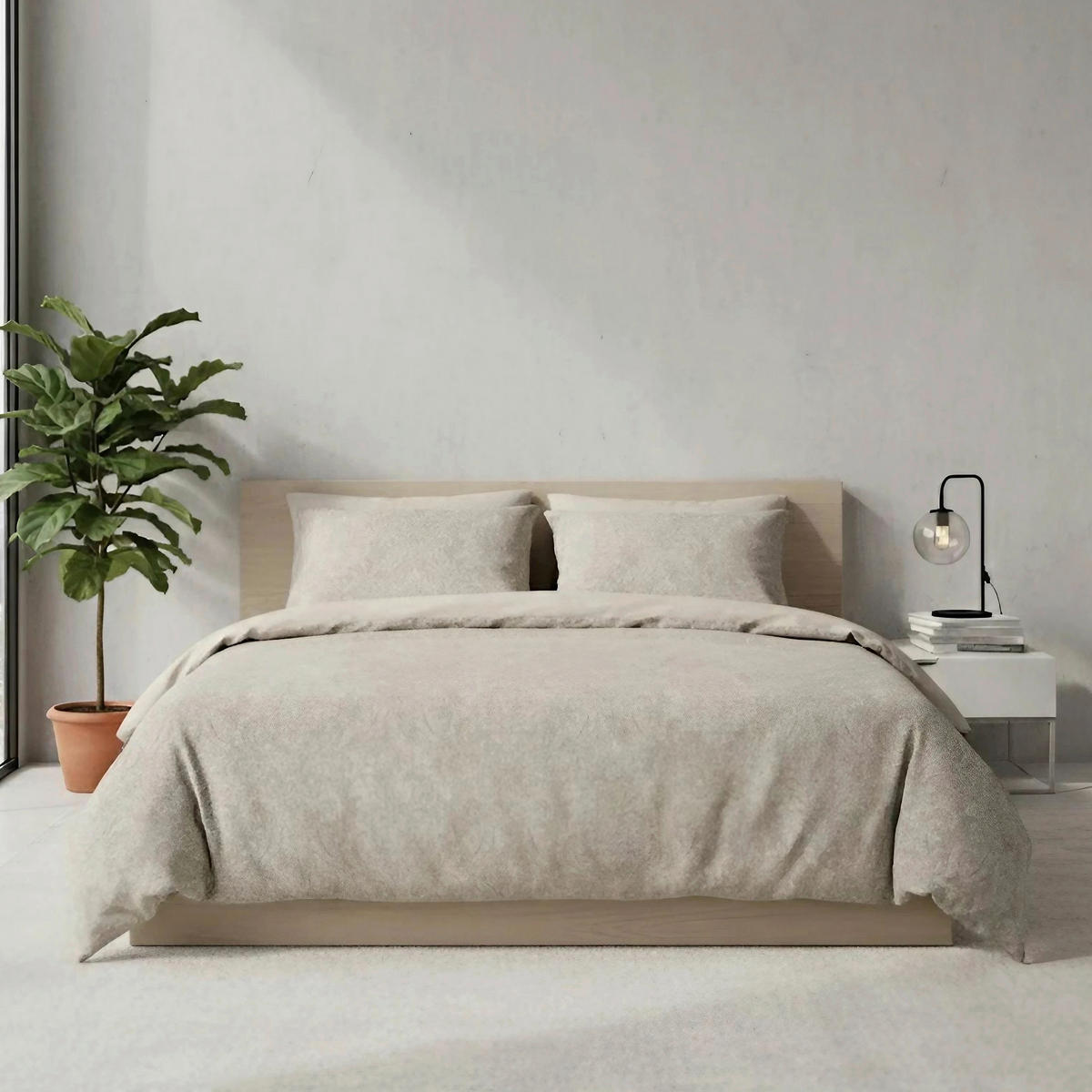 BETTWÄSCHE 135/200 cm  - Beige, Basics, Textil (135/200cm)