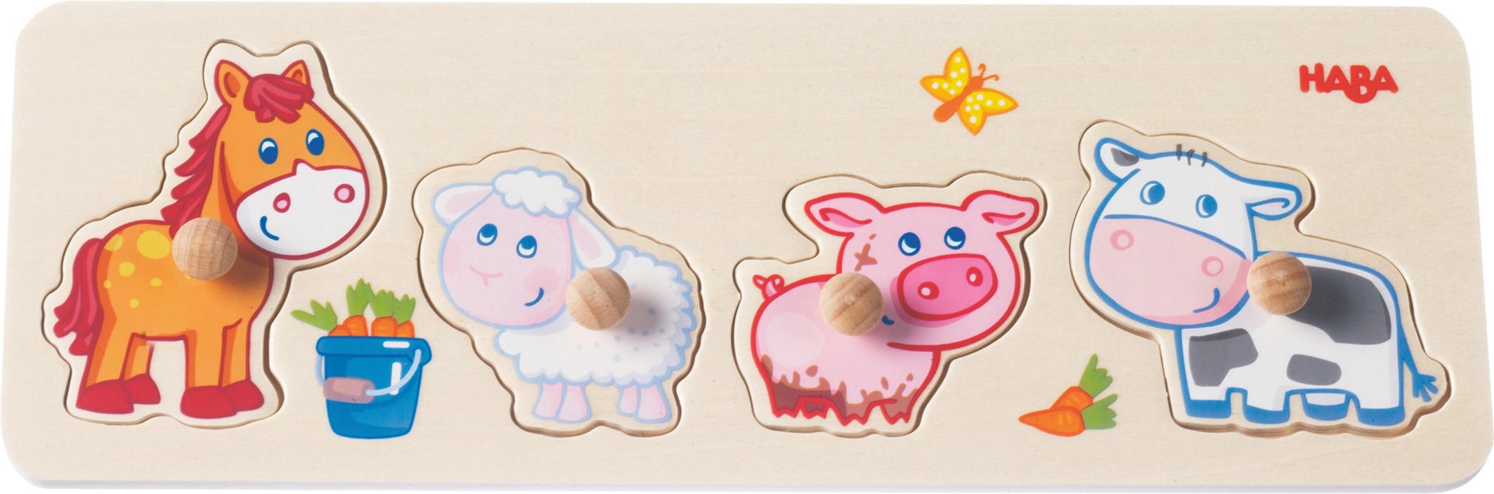 GREIFPUZZLE - Multicolor, Basics, Holz (10/30cm) - Haba