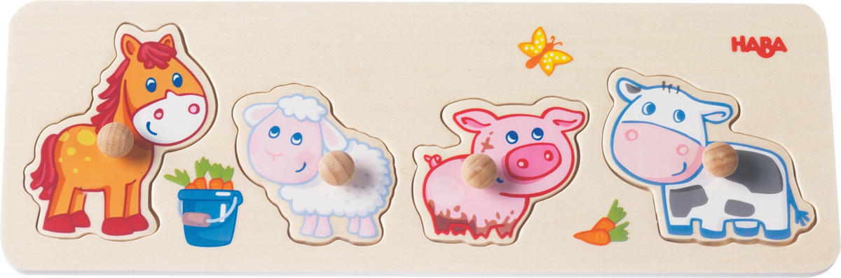 GREIFPUZZLE - Multicolor, Basics, Holz (10/30cm) - Haba