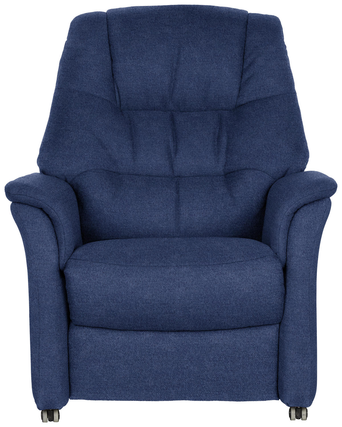 FERNSEHSESSEL in Flachgewebe Blau  - Blau, KONVENTIONELL, Textil (85/107/84cm) - Welnova