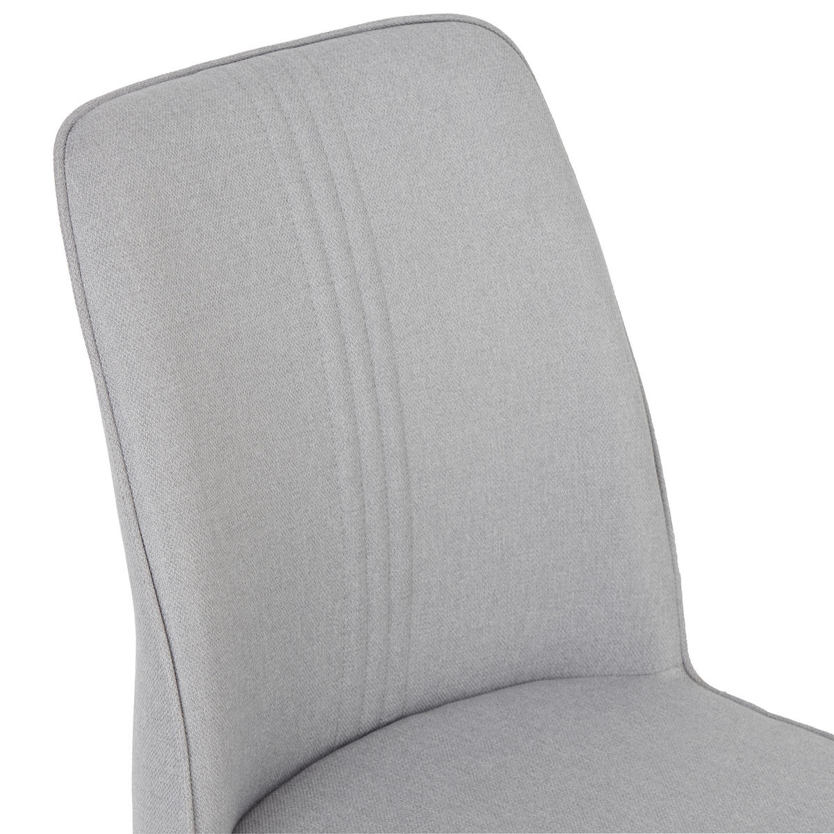 ŽIDLE, šedá - šedá/barvy dubu, Moderní, kov/textil (50/88/61cm) - Livetastic
