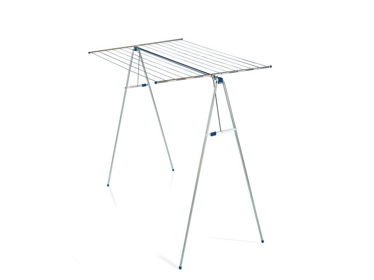 STANDTROCKNER 180/100/150 cm  - Silberfarben, Basics, Metall (180/100/150cm) - Leifheit