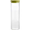 VORRATSDOSE 2 l  - Klar/Grün, Basics, Glas/Kunststoff (9,5/31cm) - Homeware Profession.