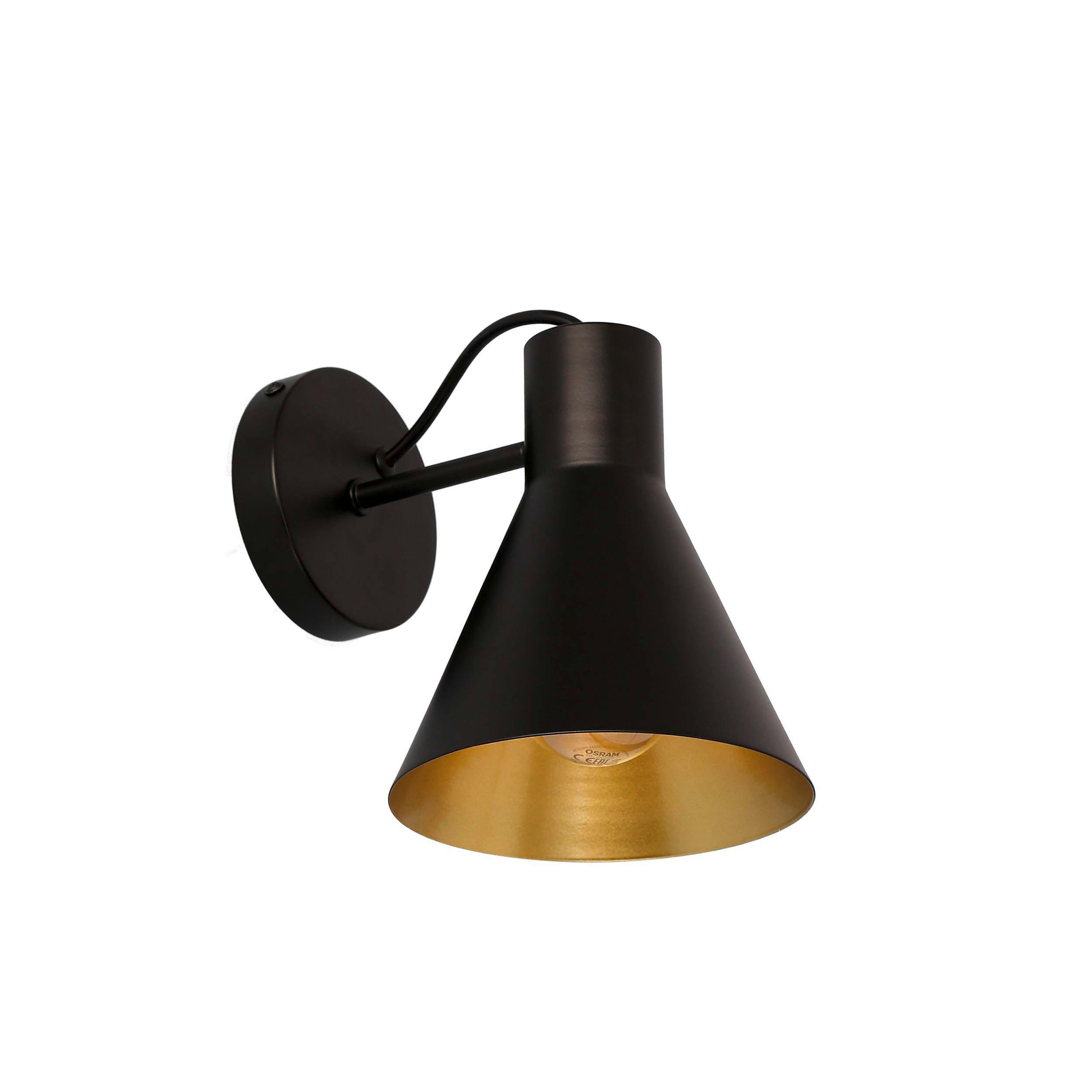 VÄGGLAMPA More 15/18/19 cm   - stålfärgad/kromfärg, Basics, metall/glas (15/18/19cm)