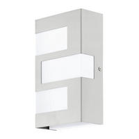 AUßENLEUCHTE   - Edelstahlfarben, KONVENTIONELL, Kunststoff/Metall (7/2,4/1,4cm) - Eglo