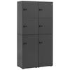 SPIND - Anthrazit, Design, Holzwerkstoff (90,8/185,2/40,65cm) - MID.YOU