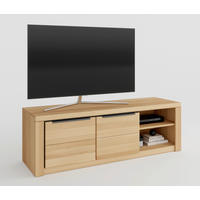 NÍZKA KOMODA, buk, farba buka, 160/51/54 cm - farba buka/čierna, Design, kov/drevo (160/51/54cm) - Livetastic