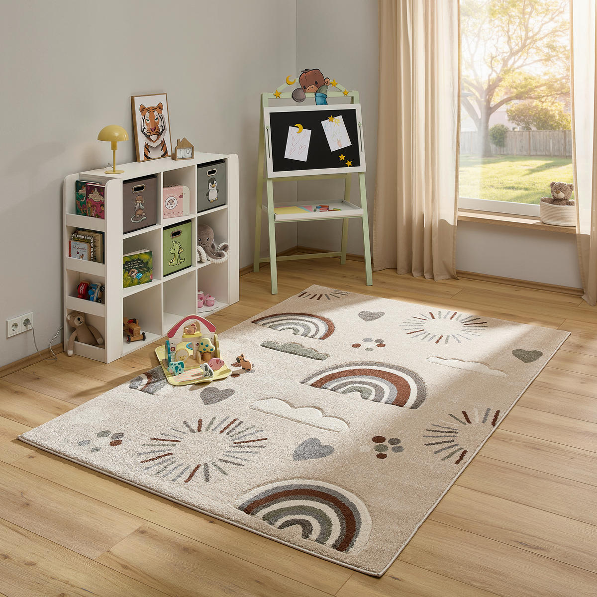 KINDERTEPPICH 120/170 cm Kinder  - Beige/Braun, Trend, Textil (120/170cm) - Ben'n'jen