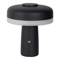 AKKU-TISCHLEUCHTE PILU 15/16.5 cm  - Schwarz/Weiß, Design, Kunststoff/Metall (15/16.5cm) - Näve