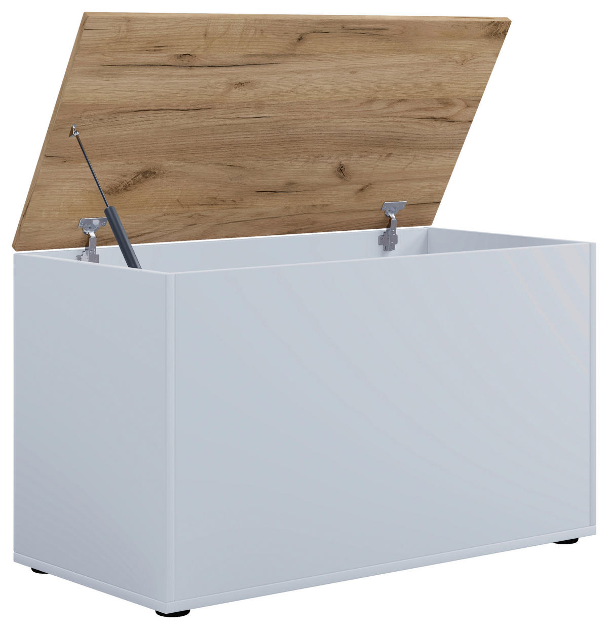 TRUHE in 82/49/44 cm  - Honigeiche/Weiß, KONVENTIONELL, Holzwerkstoff (82/49/44cm) - MID.YOU