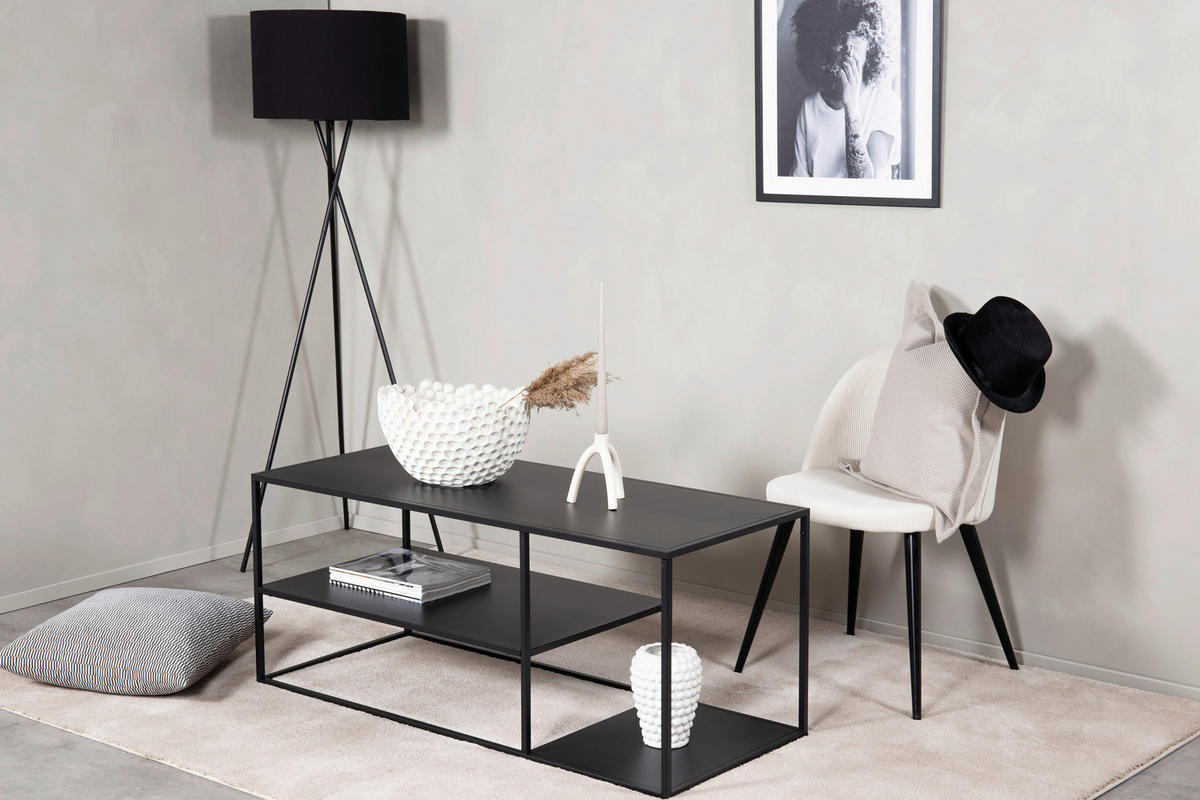 SOFFBORD i metall 120/50/50 cm  - svart, Design, metall (120/50/50cm) - Livetastic