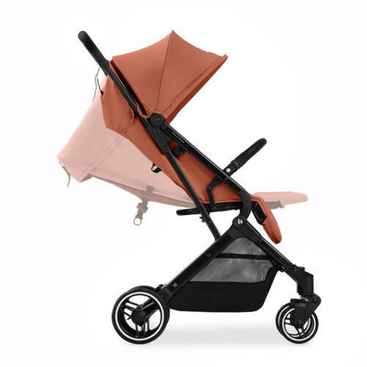 BUGGY TRAVEL N CARE PLUS  - Rostfarben/Schwarz, Basics, Textil/Metall (81/51,5/105cm) - Hauck