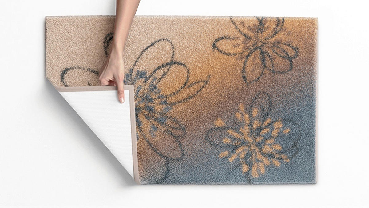 BADEMATTE Taupe 60/100 cm  - Taupe, KONVENTIONELL, Kunststoff/Textil (60/100cm) - Grund