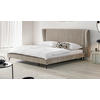 POLSTERBETT Lattenrost 180/200 cm  in Beige  - Beige/Schwarz, MODERN, Holz/Textil (180/200cm) - Livetastic