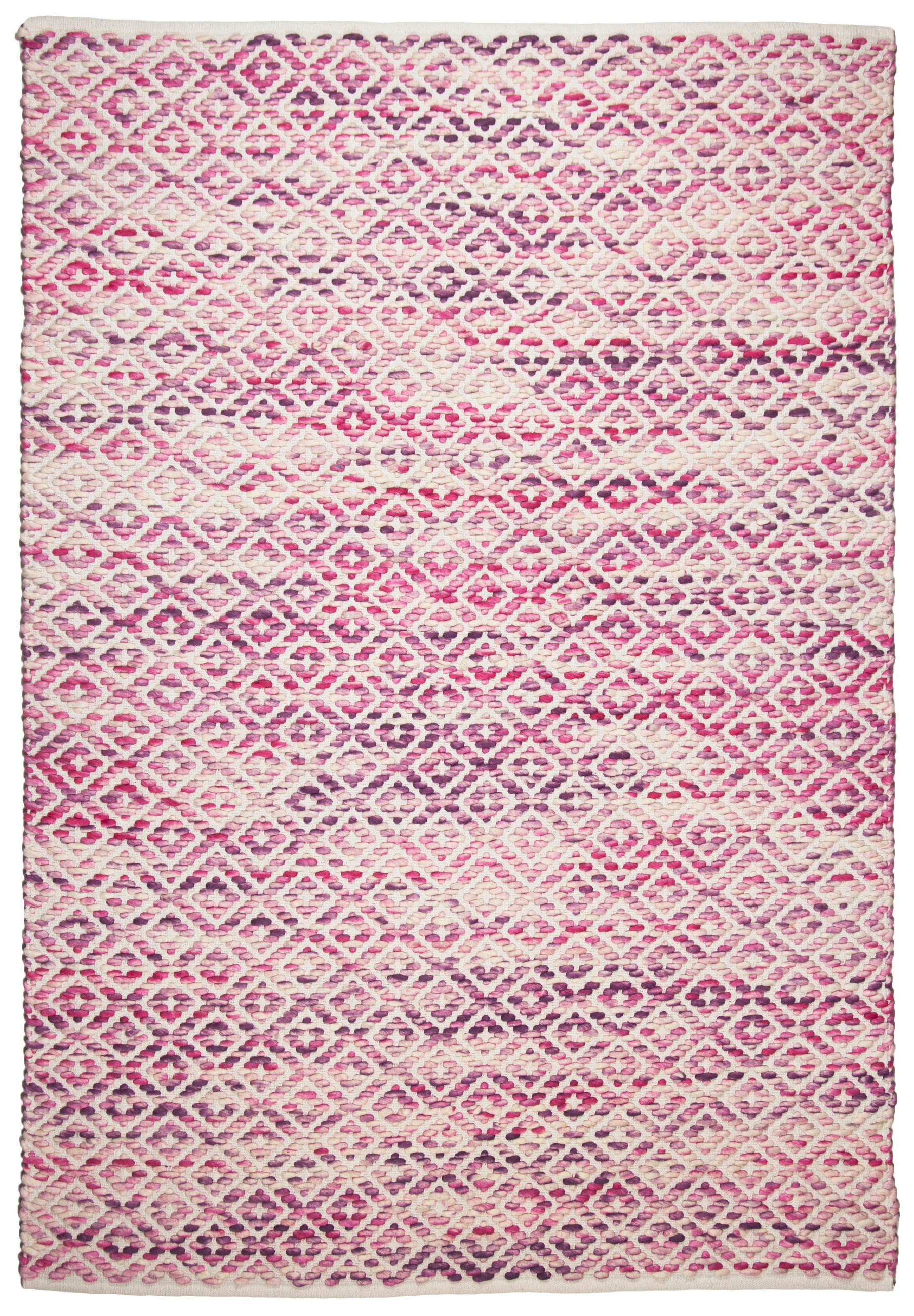 HANDWEBTEPPICH 140/200 cm  - Pink, Design, Textil (140/200cm) - Tom Tailor