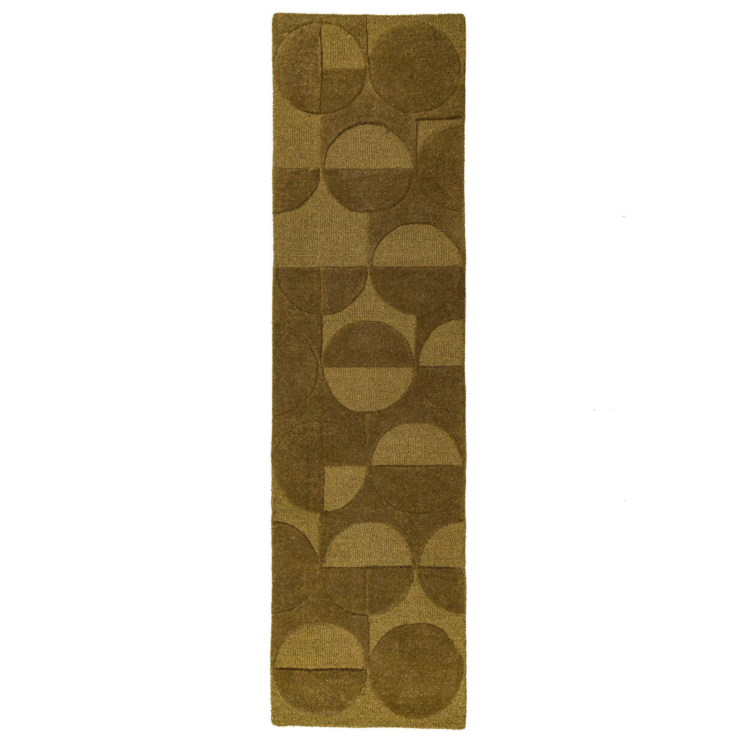 LÄUFER 60/230 cm Gigi Olivgrün  - Olivgrün, Basics, Textil (60/230cm) - Flair Rugs
