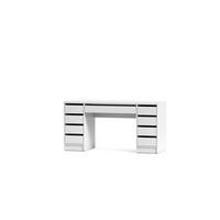 SCHREIBTISCH 152,6/55/77,6 cm Weiß  - Weiß, MODERN, Holzwerkstoff (152,6/55/77,6cm) - Livetastic