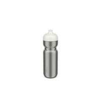 UNIVERSALFLASCHE Pull Sport  - Edelstahlfarben/Weiß, KONVENTIONELL, Kunststoff/Metall (7,5cm) - Mepal