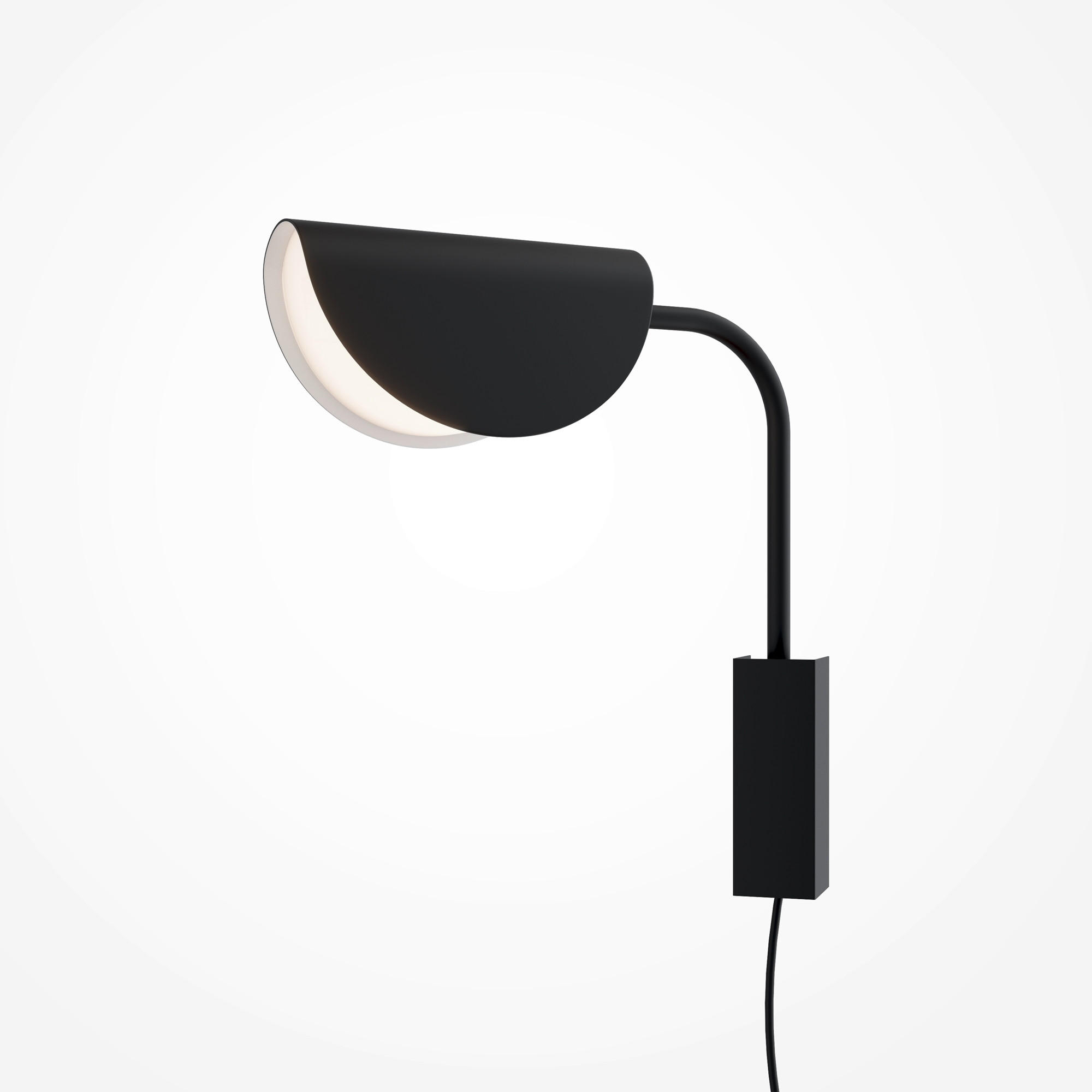 WANDLEUCHTE - Schwarz, Trend, Kunststoff/Metall (36,5/9,5/29cm) - MAYTONI