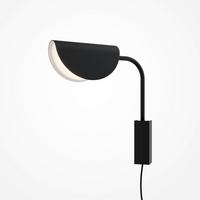 WANDLEUCHTE - Schwarz, Trend, Kunststoff/Metall (36,5/9,5/29cm) - MAYTONI