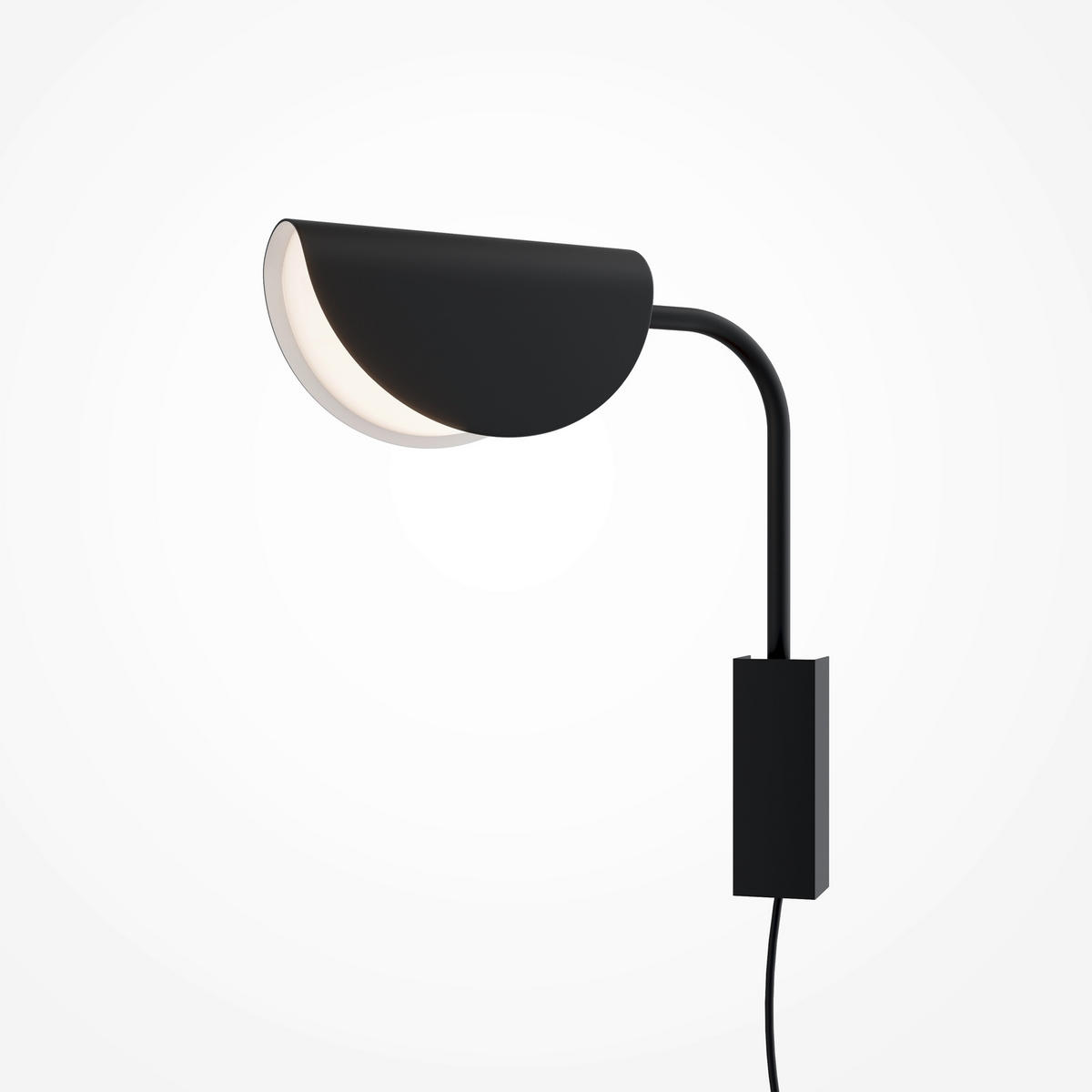 WANDLEUCHTE - Schwarz, Trend, Kunststoff/Metall (36,5/9,5/29cm) - MAYTONI