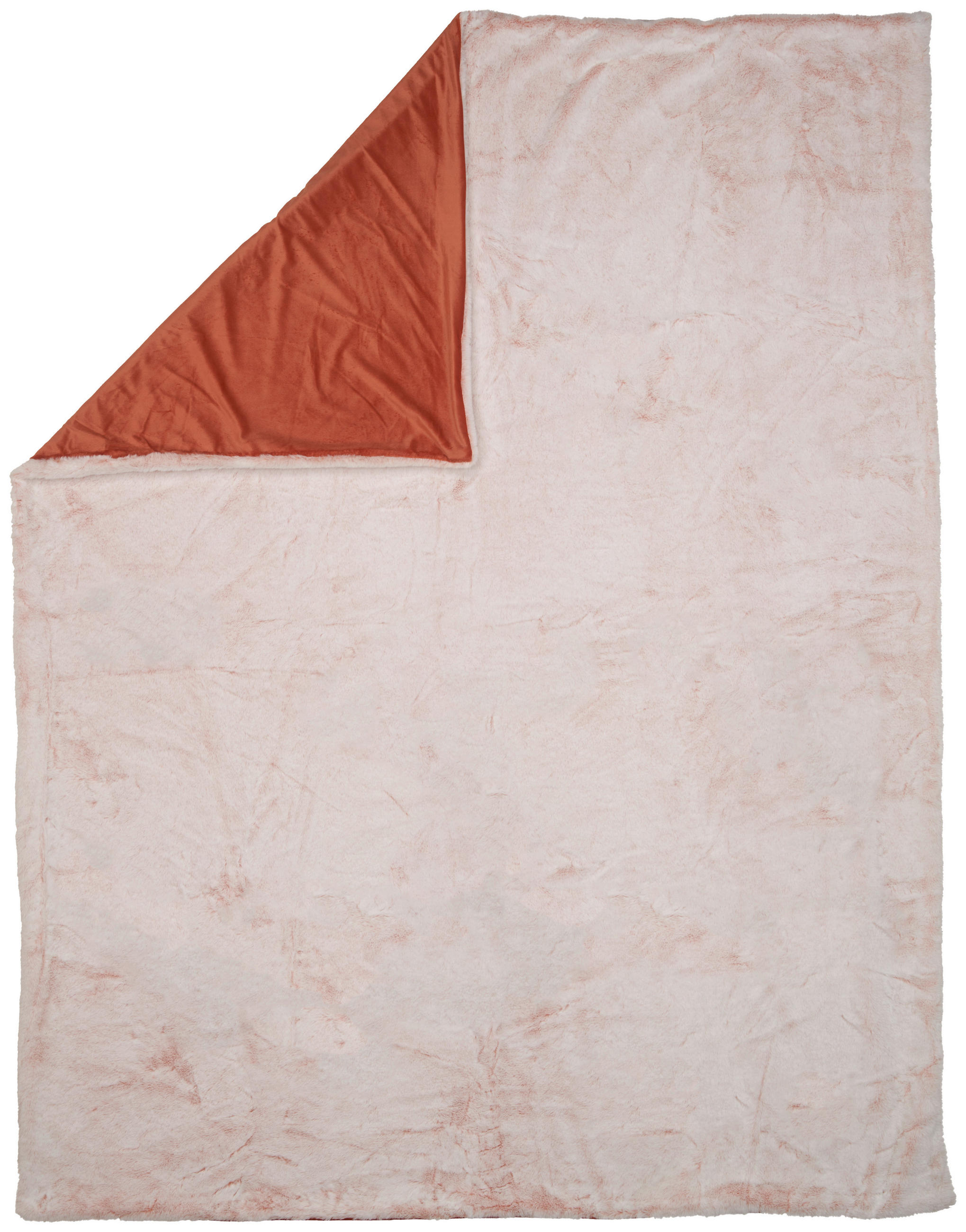 PÄLSPLÄD RACOON 150/200 cm  - orange, Klassisk, textil (150/200cm) - Novel